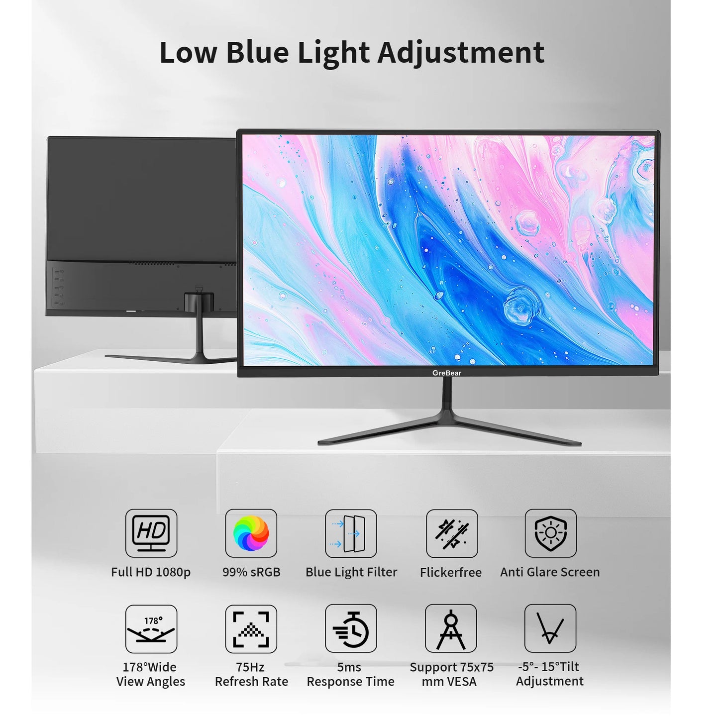 GreBear IPS Computer Monitor